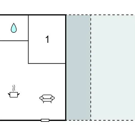 1 Bedroom Lovely In *